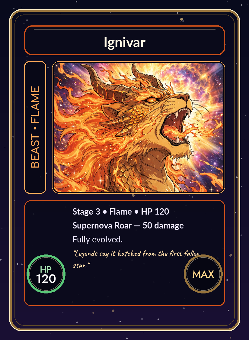 Beastbond card: Ignivar