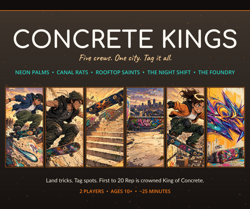 Concrete Kings — box packaging