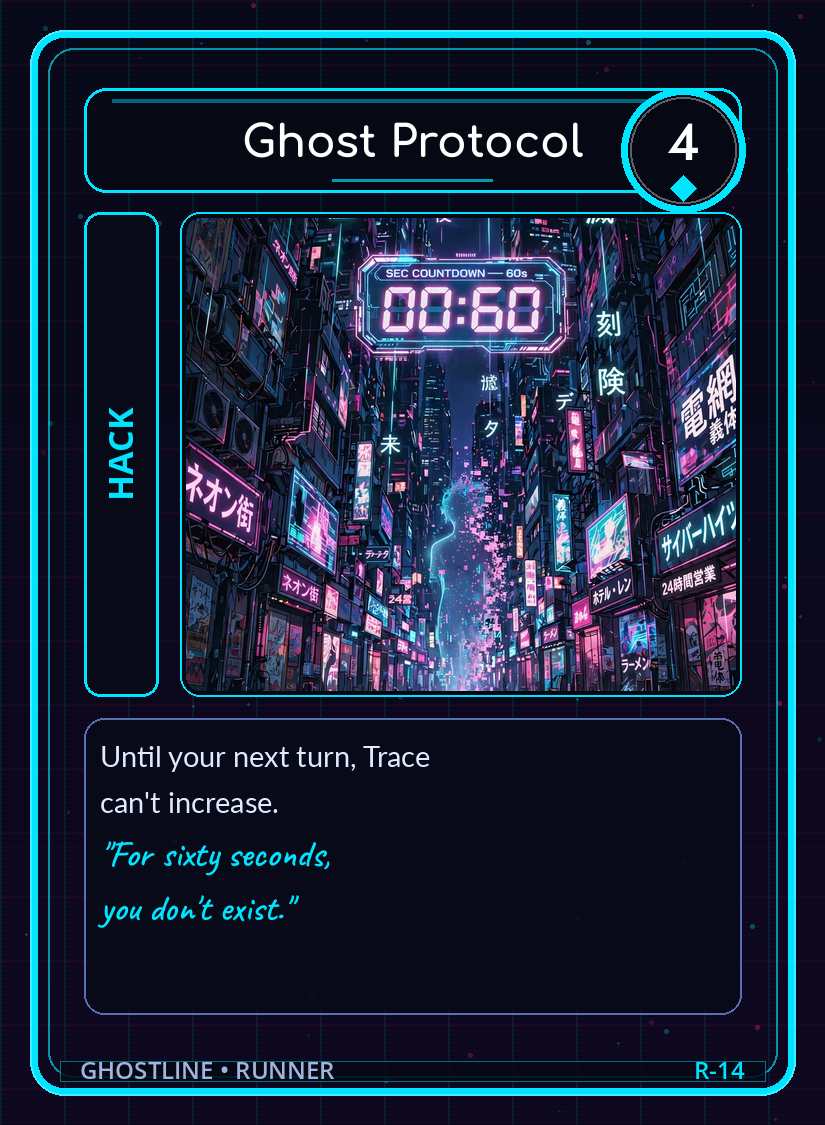 Ghostline card: Ghost Protocol