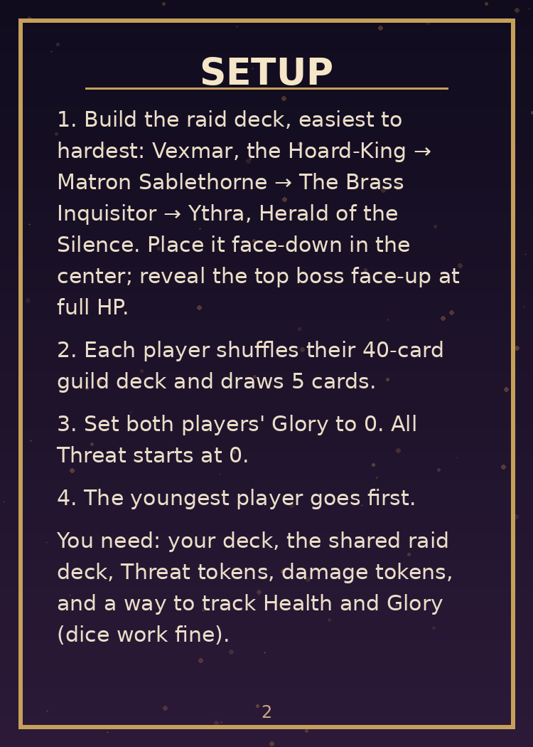Realmfall — how to play: Setup
