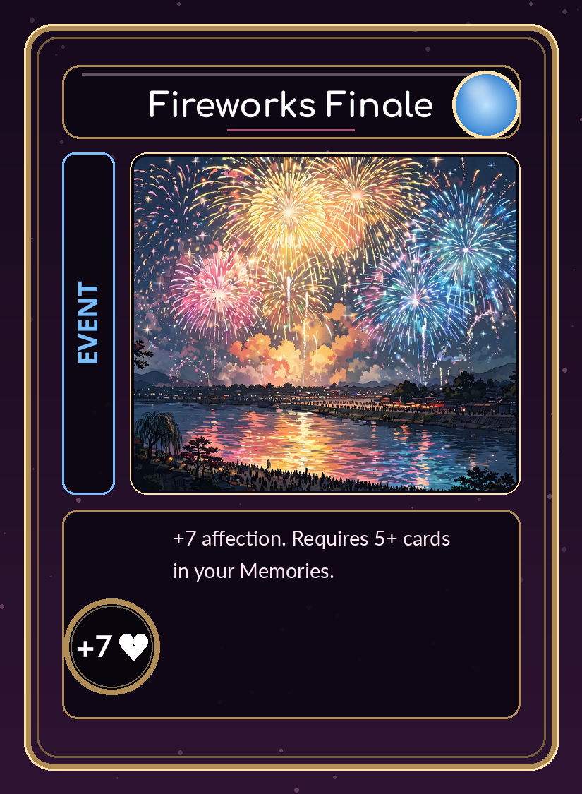 Tokimeki Clash card: Fireworks Finale