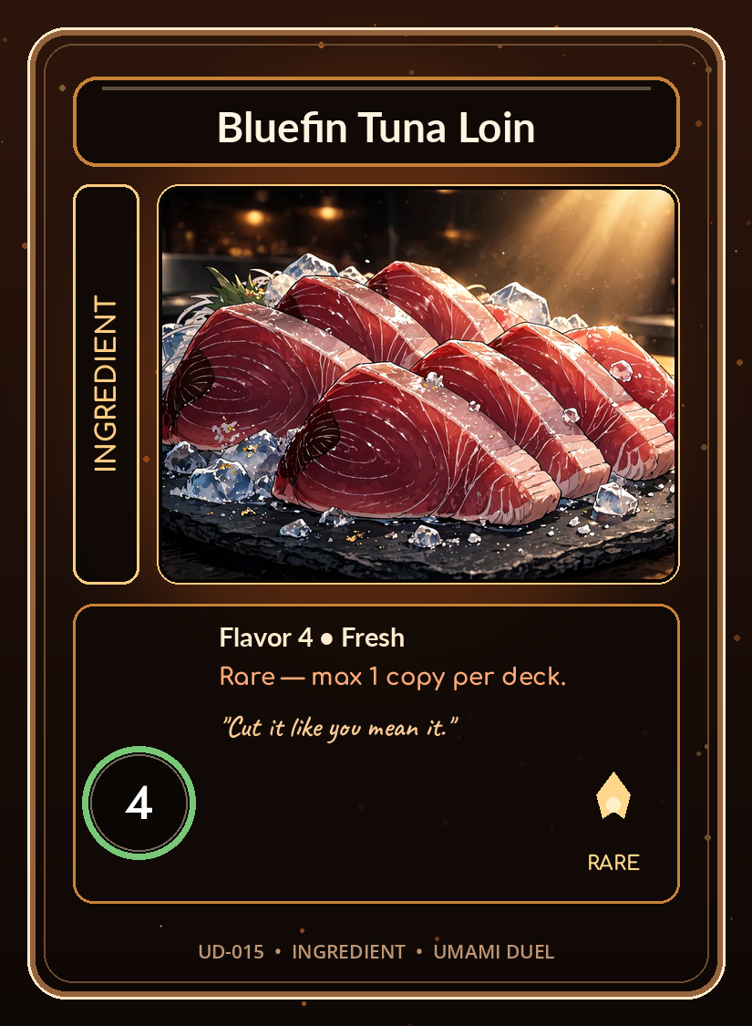 Umami Duel card: Bluefin Tuna Loin