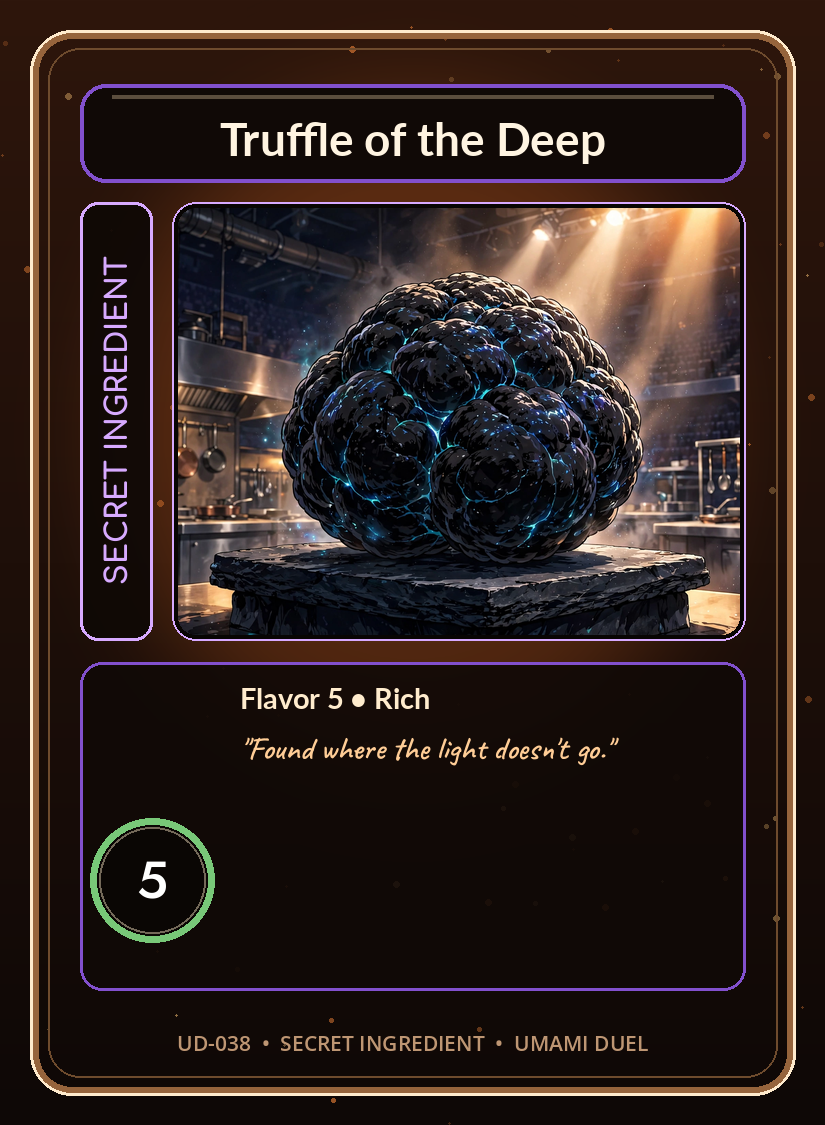 Umami Duel card: Truffle Of The Deep
